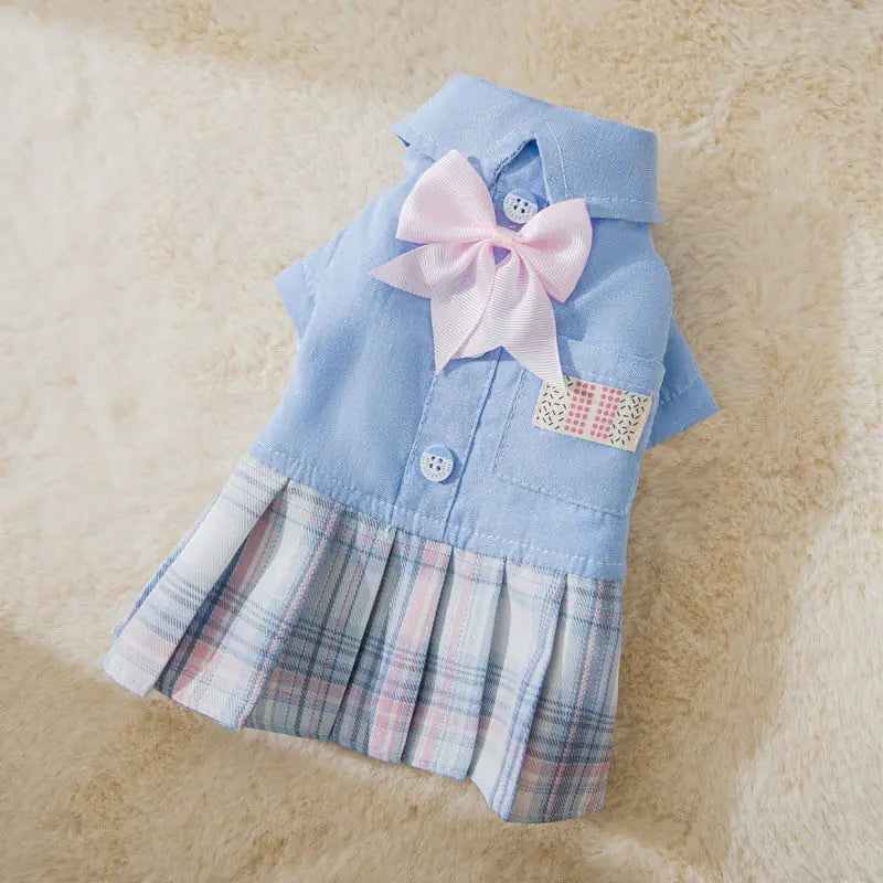 Cute Cat and Dog Skirt for Spring and Autumn