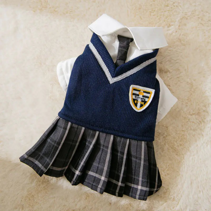 Cute Cat and Dog Skirt for Spring and Autumn